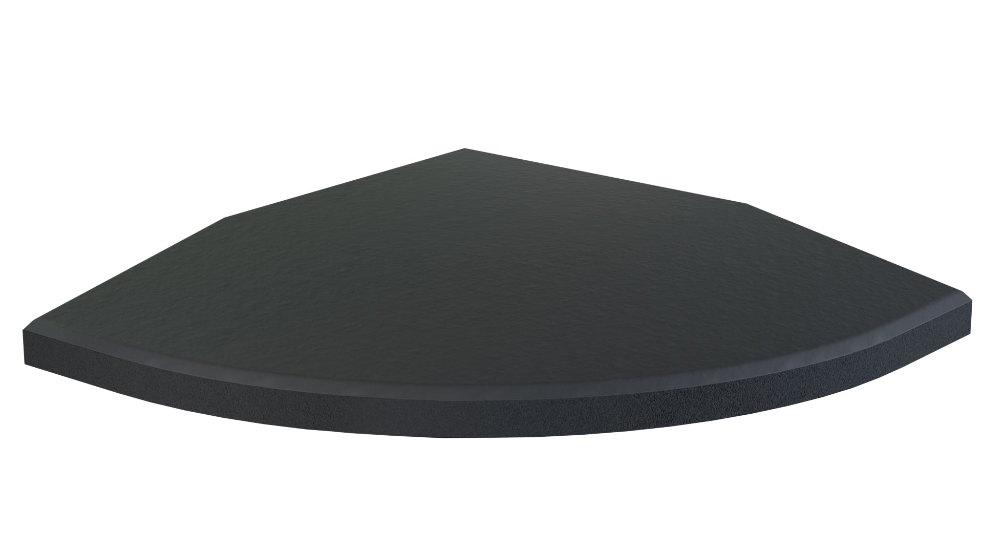 Flow Fitness Hoekprofiel Rubberen Tegel Met Waterdichte SBR-Laag - 20 x 20 x 2 cm