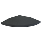 Flow Fitness Hoekprofiel Rubberen Tegel - 20 x 20 x 2 cm