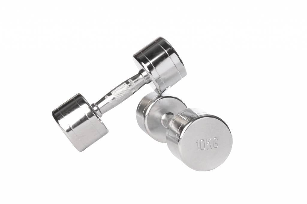 Lifemaxx Chroom Dumbbell - Set van 2
