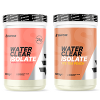 Empose Nutrition Water Clear Isolate - Eiwit Poeder - Protein Combi-Deal - Raspberry Mint / Ice Tea Peach
