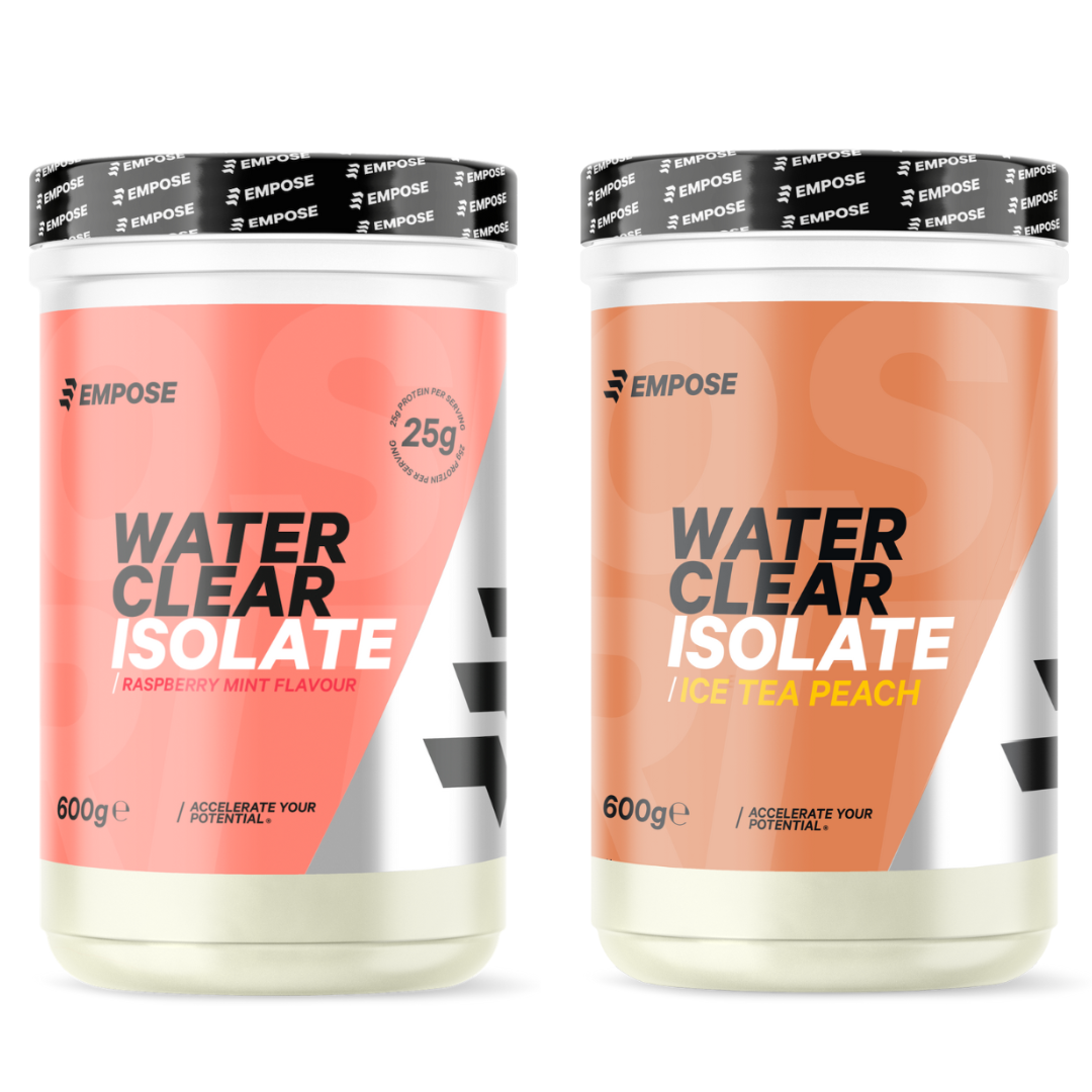 Empose Nutrition Water Clear Isolate - Eiwit Poeder - Protein Combi-Deal - Raspberry Mint / Ice Tea Peach