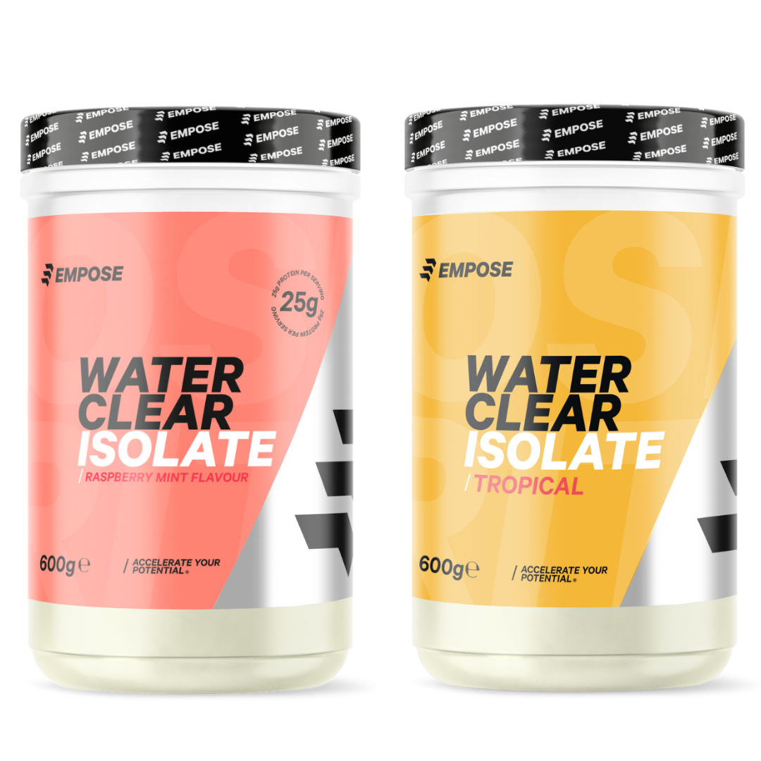 Empose Nutrition Water Clear Isolate - Eiwit Poeder - Protein Combi-Deal - Raspberry Mint - Tropical