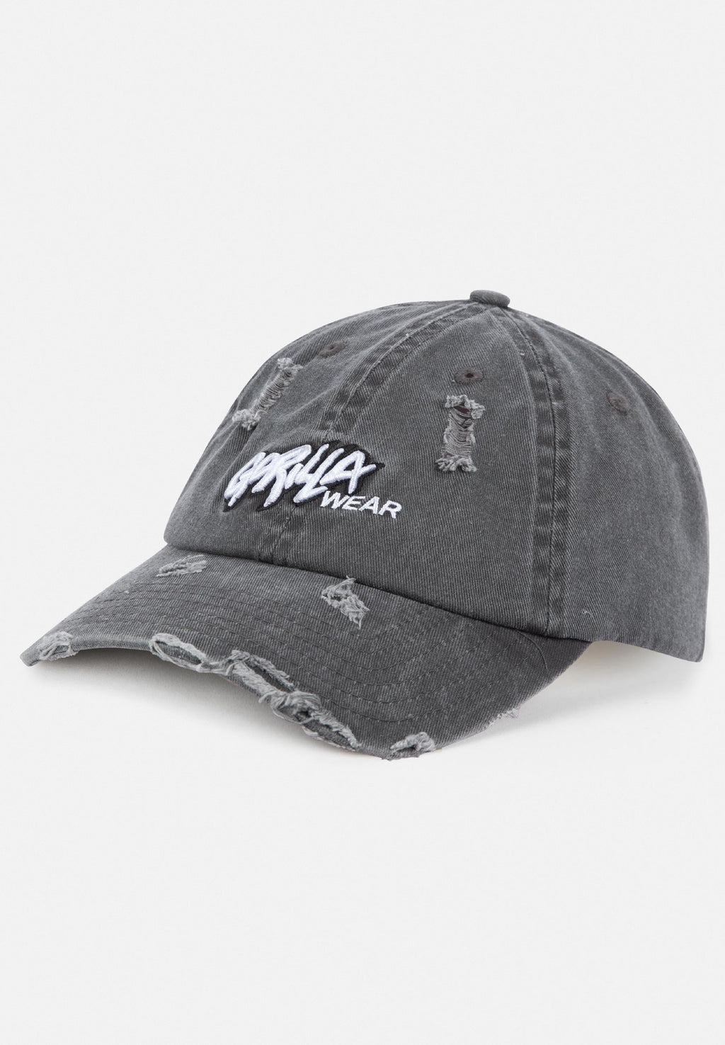 Gorilla Wear Galway Distressed Cap - Pet - Washed Grijs