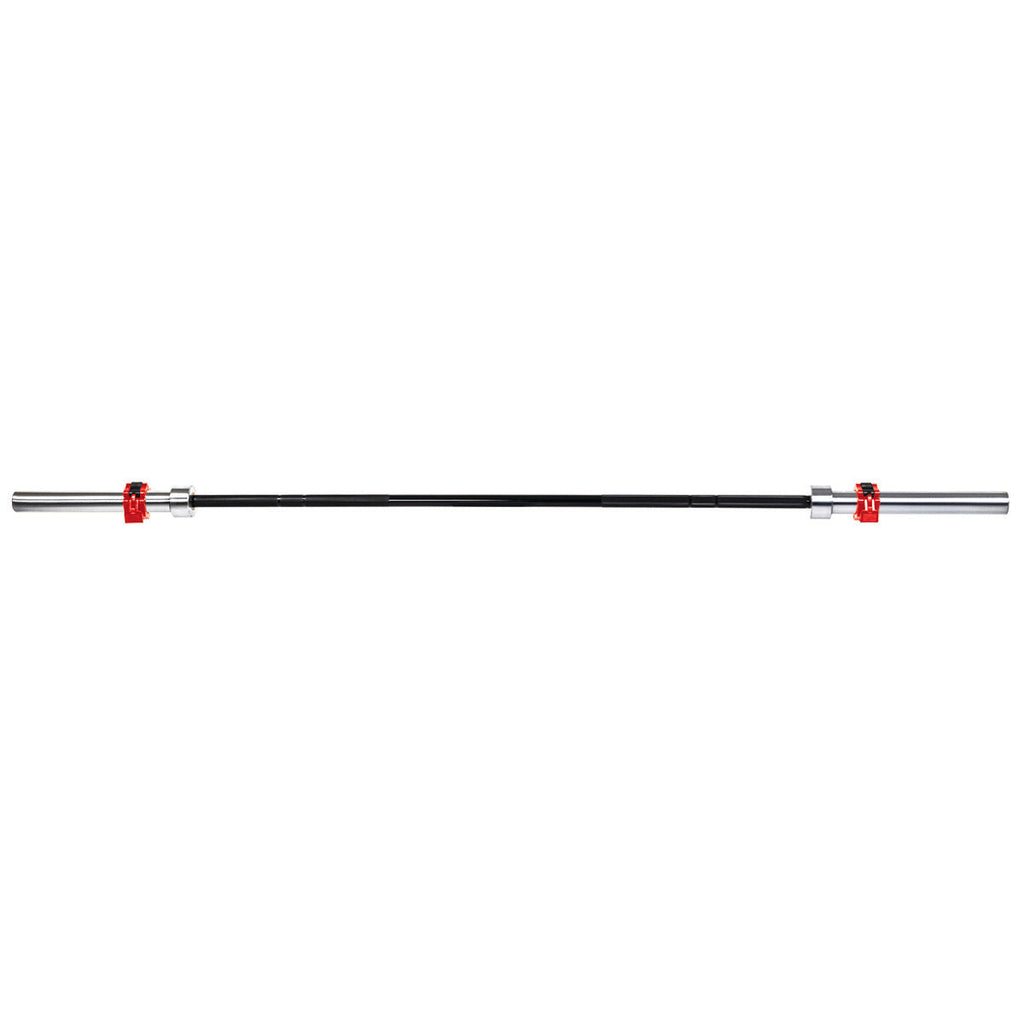 HMS Premium Olympische Halterstang - 50 mm - 201 cm - Rood