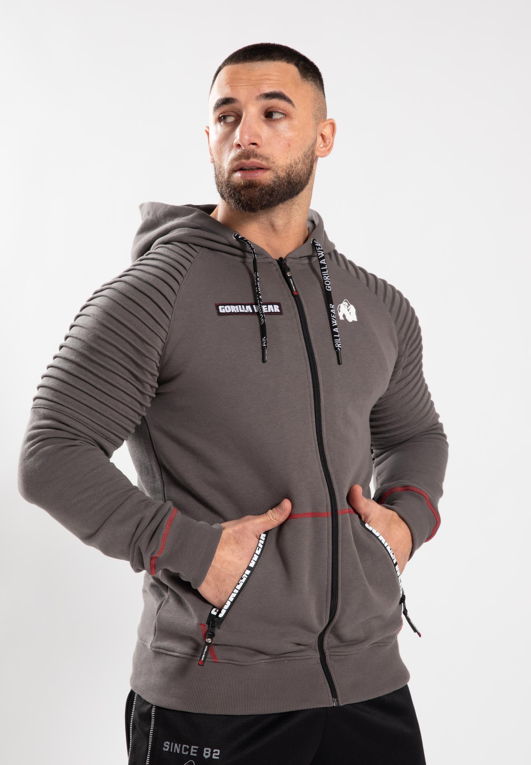 Gorilla Wear Georgia Vest met Capuchon - Grijs