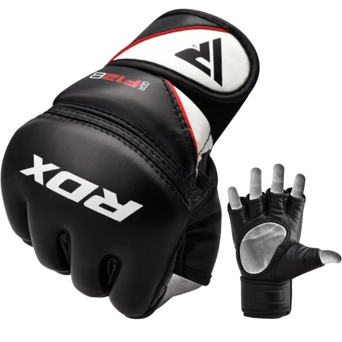 RDX Sports GGRF-12 Grappling Gloves - MMA Handschoenen - Zwart