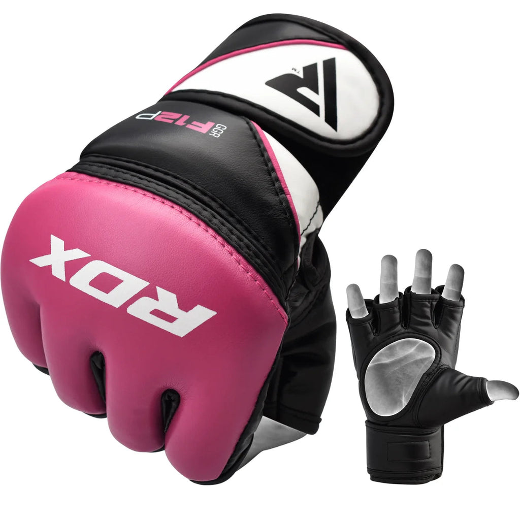 RDX Sports GGRF-12 Grappling Gloves - MMA Handschoenen - Roze