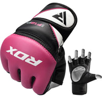 RDX Sports GGRF-12 Grappling Gloves - MMA Handschoenen - Roze
