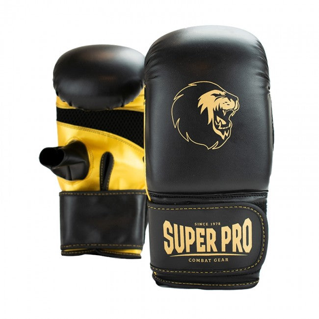 Super Pro Combat Gear Victor Bokszakhandschoenen - Zwart/Goud
