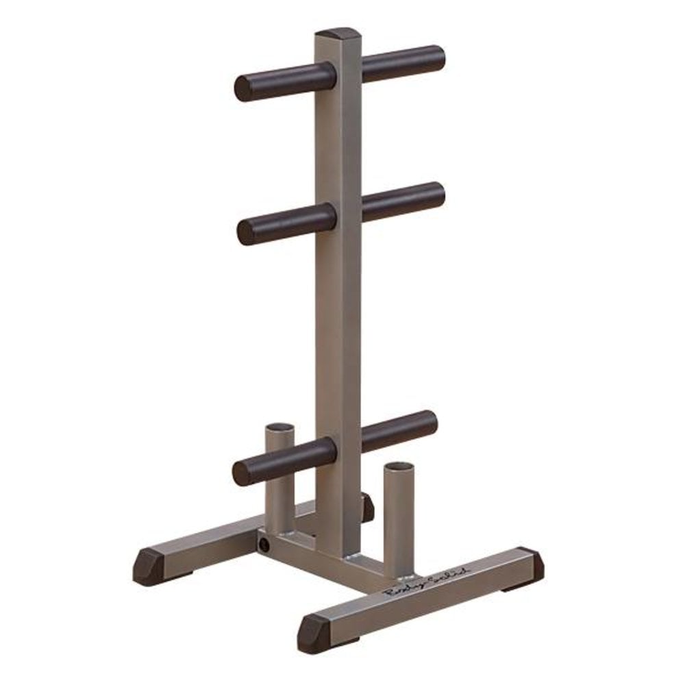 Body-Solid GOWT Olympic Plate Tree & Bar Holder - Opbergsysteem