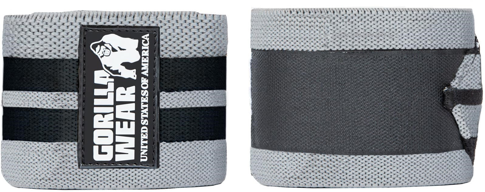 Gorilla Wear Knee Wraps - Grijs/Zwart
