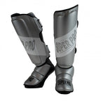 Super Pro Combat Gear Rebel Scheenbeschermers - Grijs/Wit