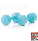 Gymstick Active Vinyl Dumbbell Set - Blauw - 2 x 1 kg