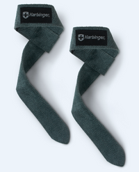Harbinger - Pro Leather Lifting Straps - Fitness Straps - One Size - Zwart