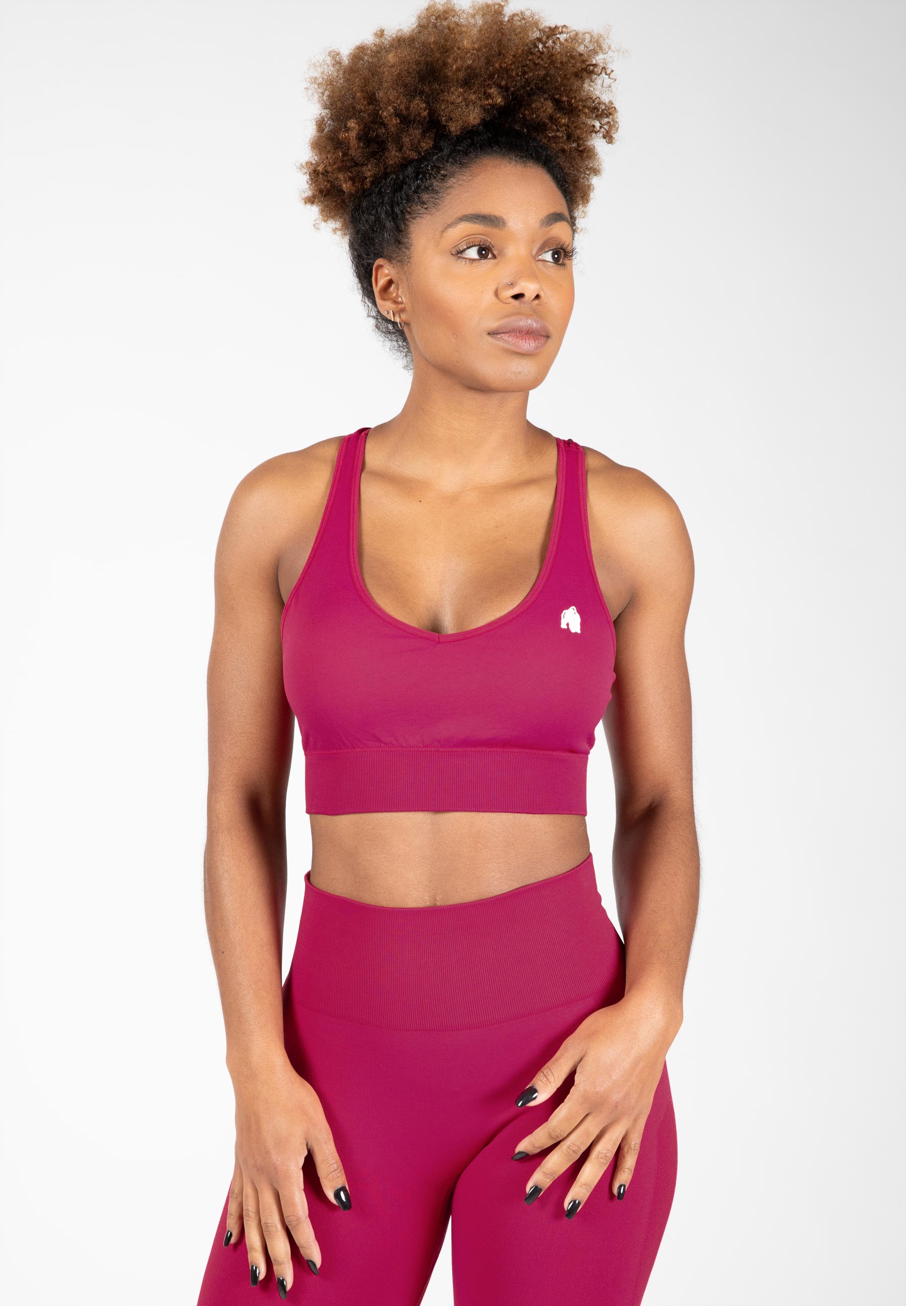 Gorilla Wear Hilton Seamless Sportbeha - Fuchsia