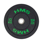 HMS Bumper Plate - Olympische Halterschijf - 10 kg - Groen