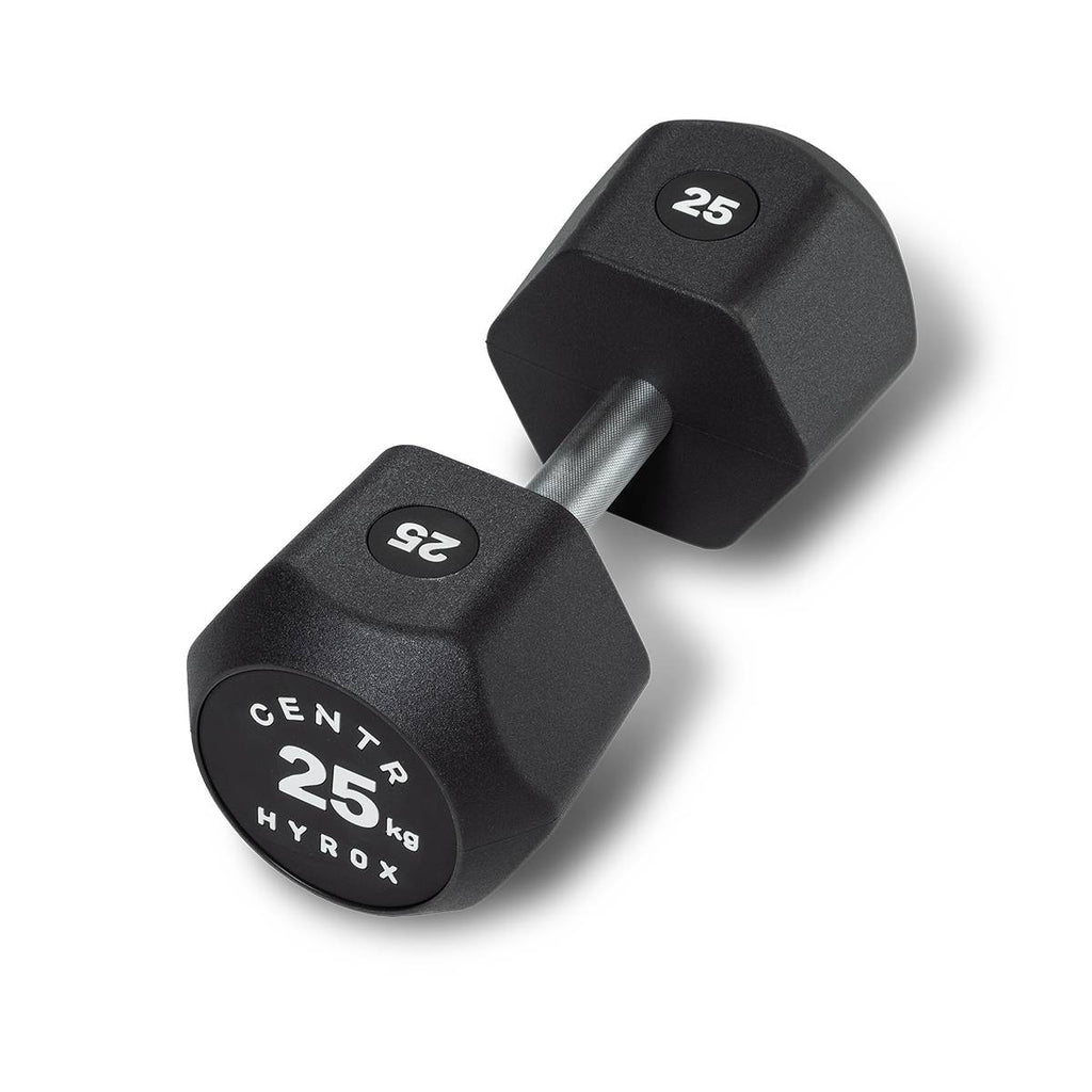 Centr x Hyrox Urethane Hexagon Dumbbell - 25 kg