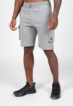 Gorilla Wear Hudson Cargo Sweat Shorts - Grijs Gemeleerd