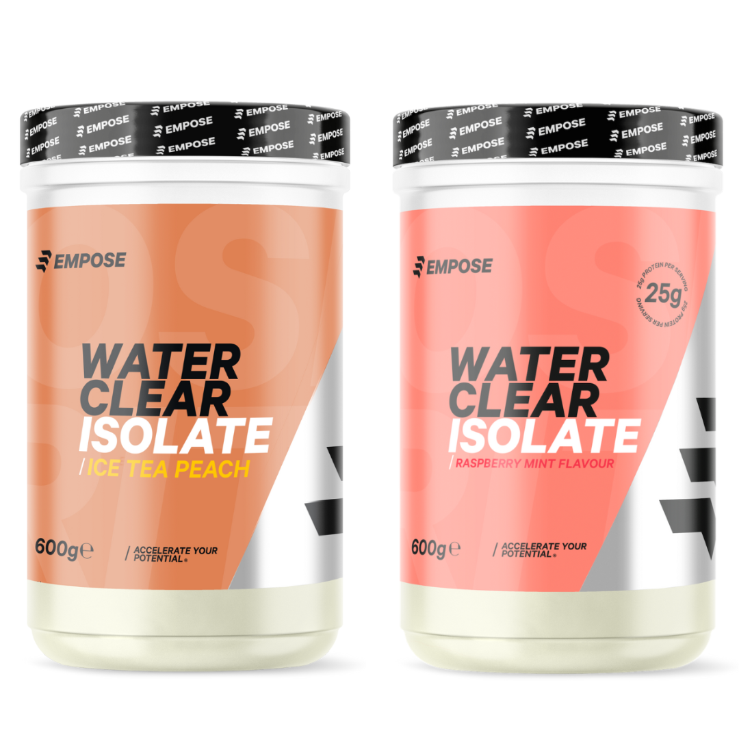 Empose Nutrition Water Clear Isolate - Eiwit Poeder - Protein Combi-Deal - Ice Tea Peach / Raspberry Mint