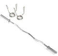Toorx Olympische Curlstang - 120 cm - Chroom