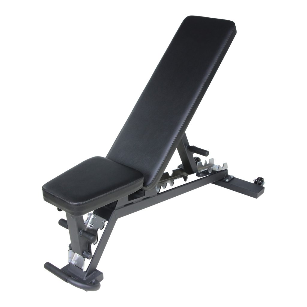 Lifemaxx Crossmaxx Adjustable Bench V2 - Verstelbare Trainingsbank - Zwart