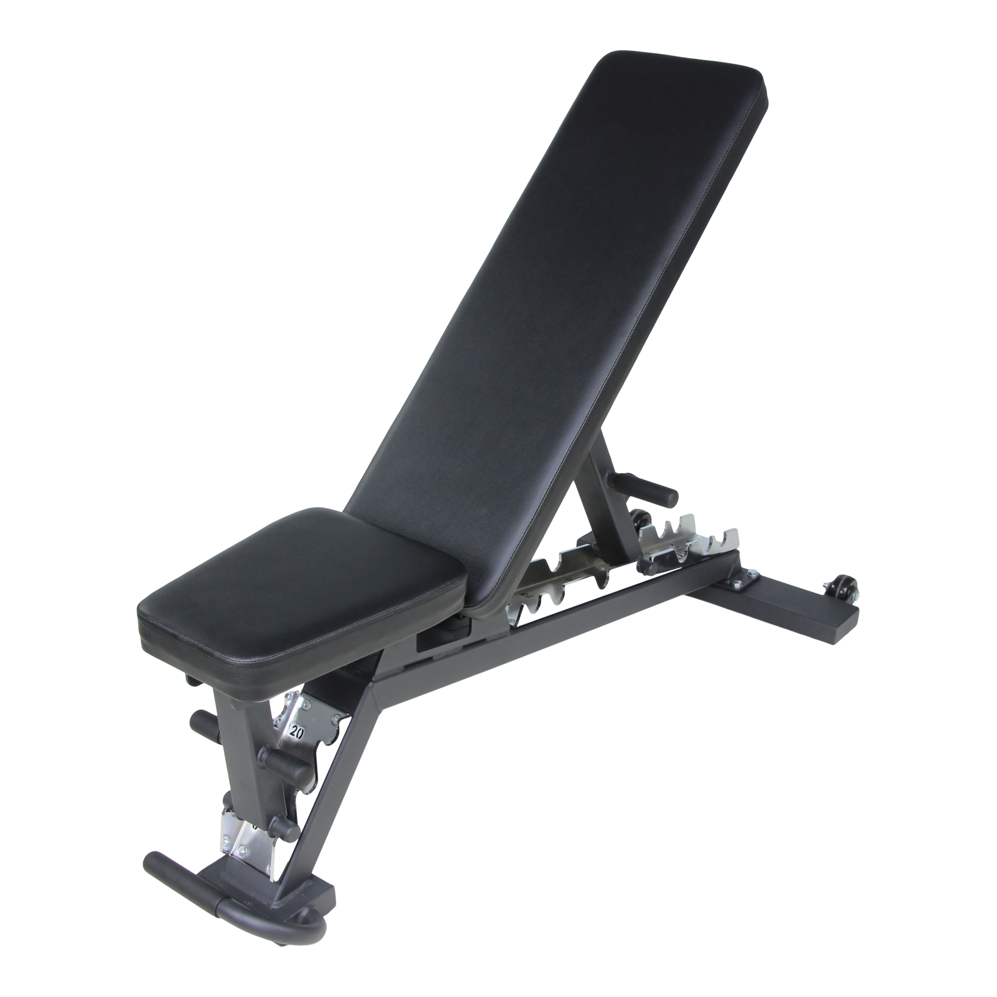Lifemaxx Crossmaxx Adjustable Bench V2 - Verstelbare Trainingsbank - Zwart