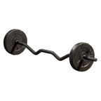 Iron Gym Verstelbare Curlstang Set - 23 kg - Zwart