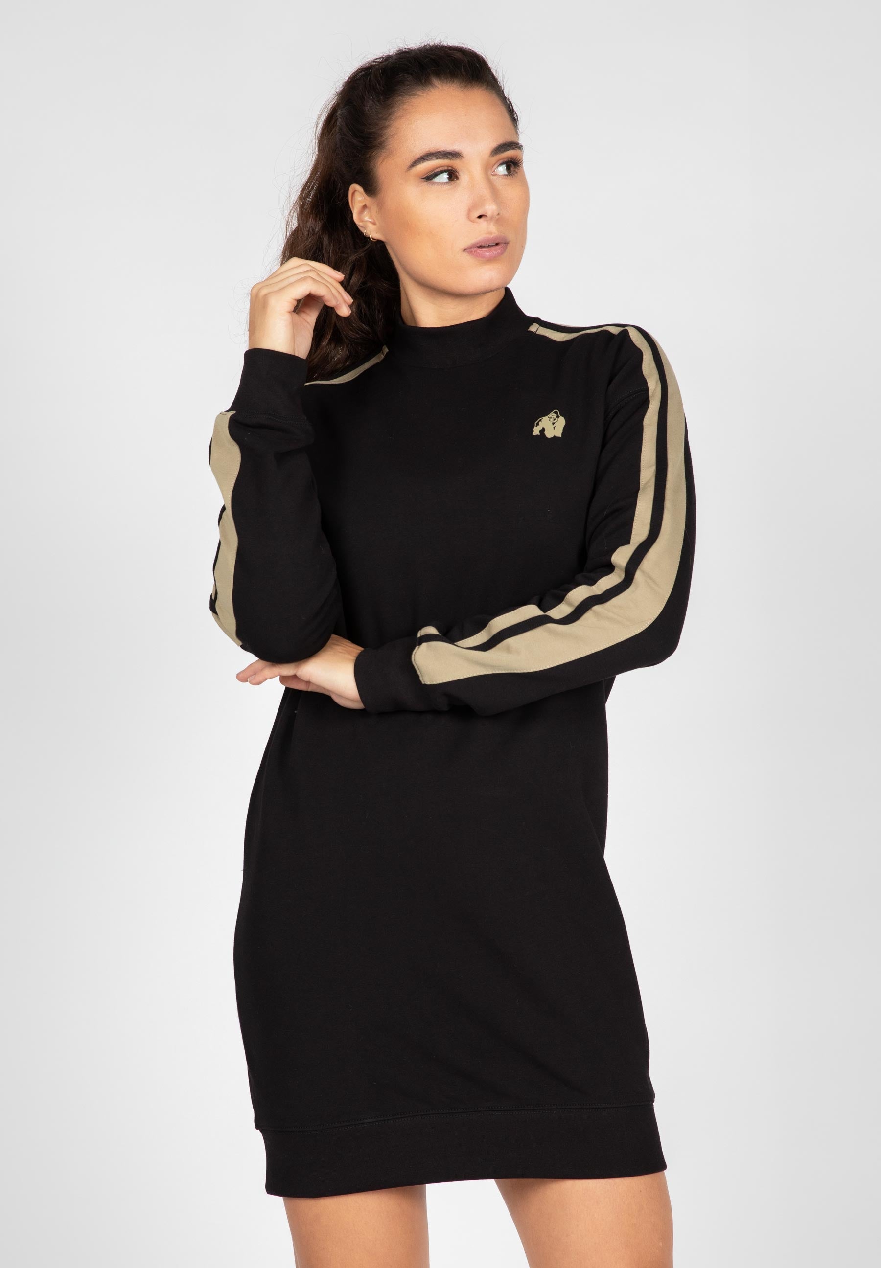 Gorilla Wear Isabella Sweatshirt Jurk - Zwart