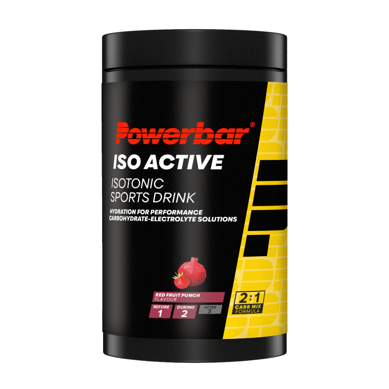 Powerbar Isoactive Sportdrank - 600 gr - Rood Fruit