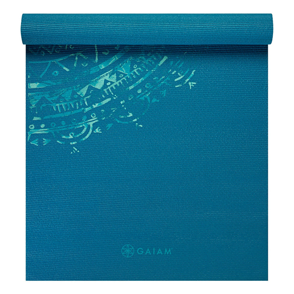 Gaiam Yogamat - 4 mm - Jade Mandala