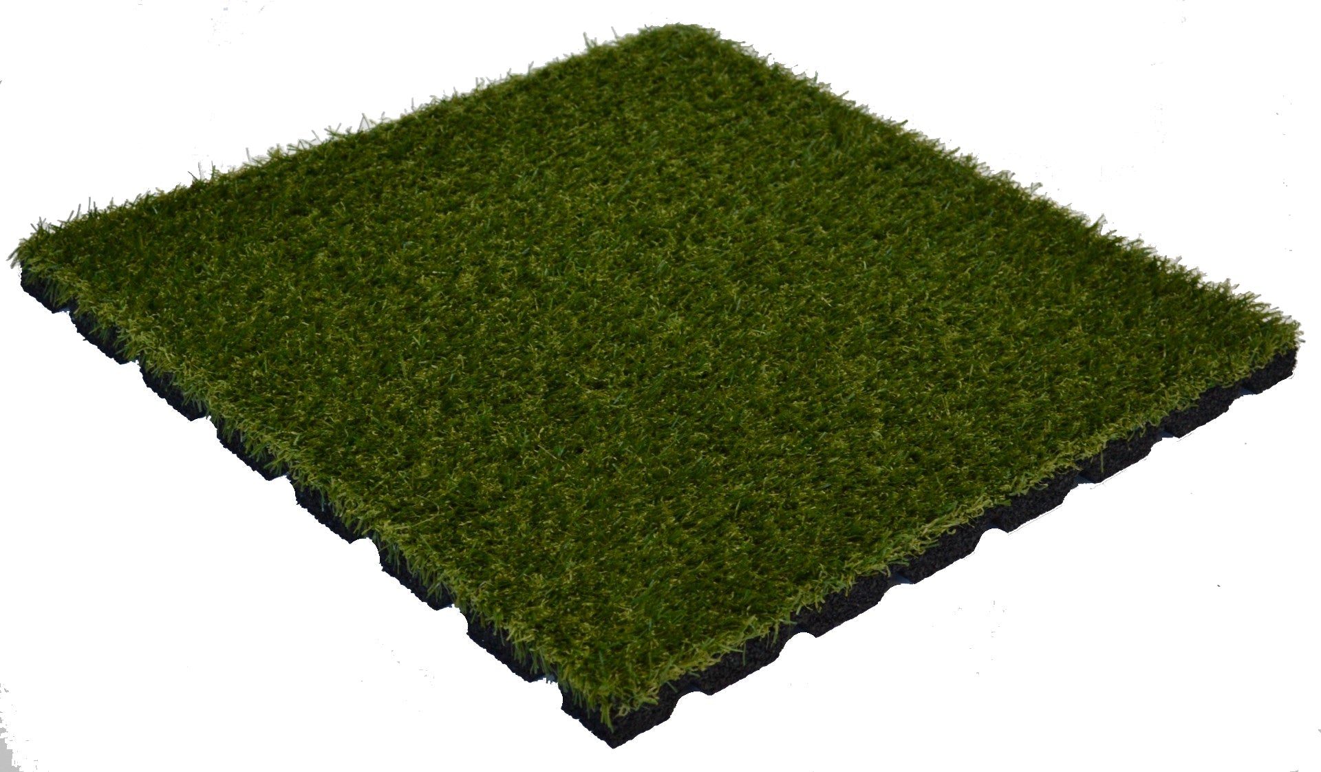Bos Rubber Kunstgras Tegel - 100 x 100 cm - Groen