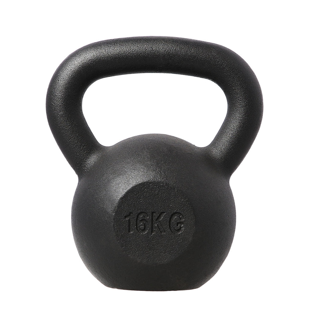 HMS Kettlebell - Gietijzer - 16 kg - Zwart