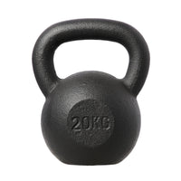 HMS Kettlebell - Gietijzer - 20 kg - Zwart