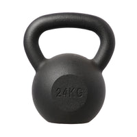 HMS Kettlebell - Gietijzer - 24 kg - Zwart