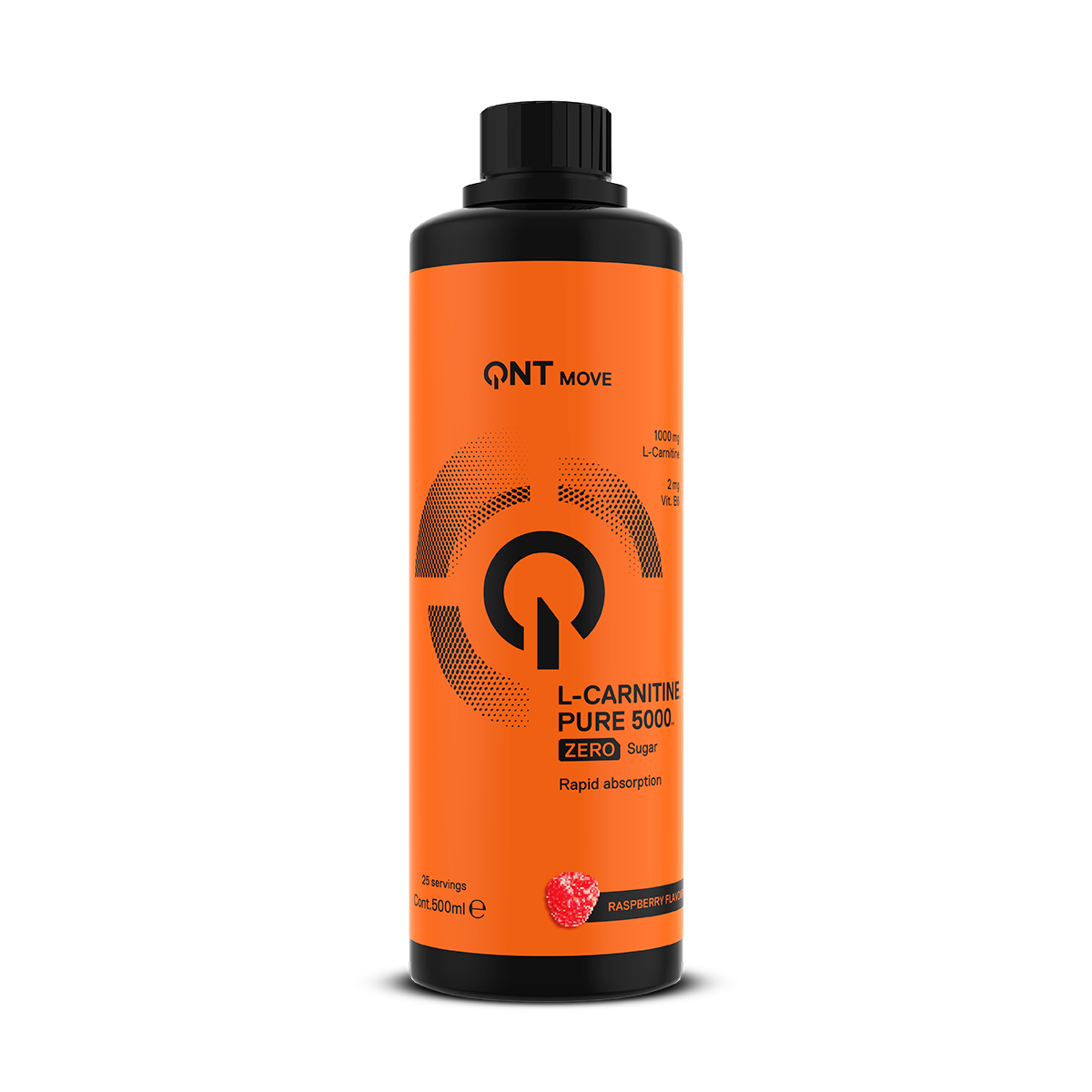 QNT L-Carnitine Liquid - 500 ml - Framboos