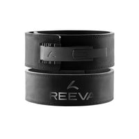 Reeva Lifting Belt van Zwart Leer - Verstelbare RVS Gesp
