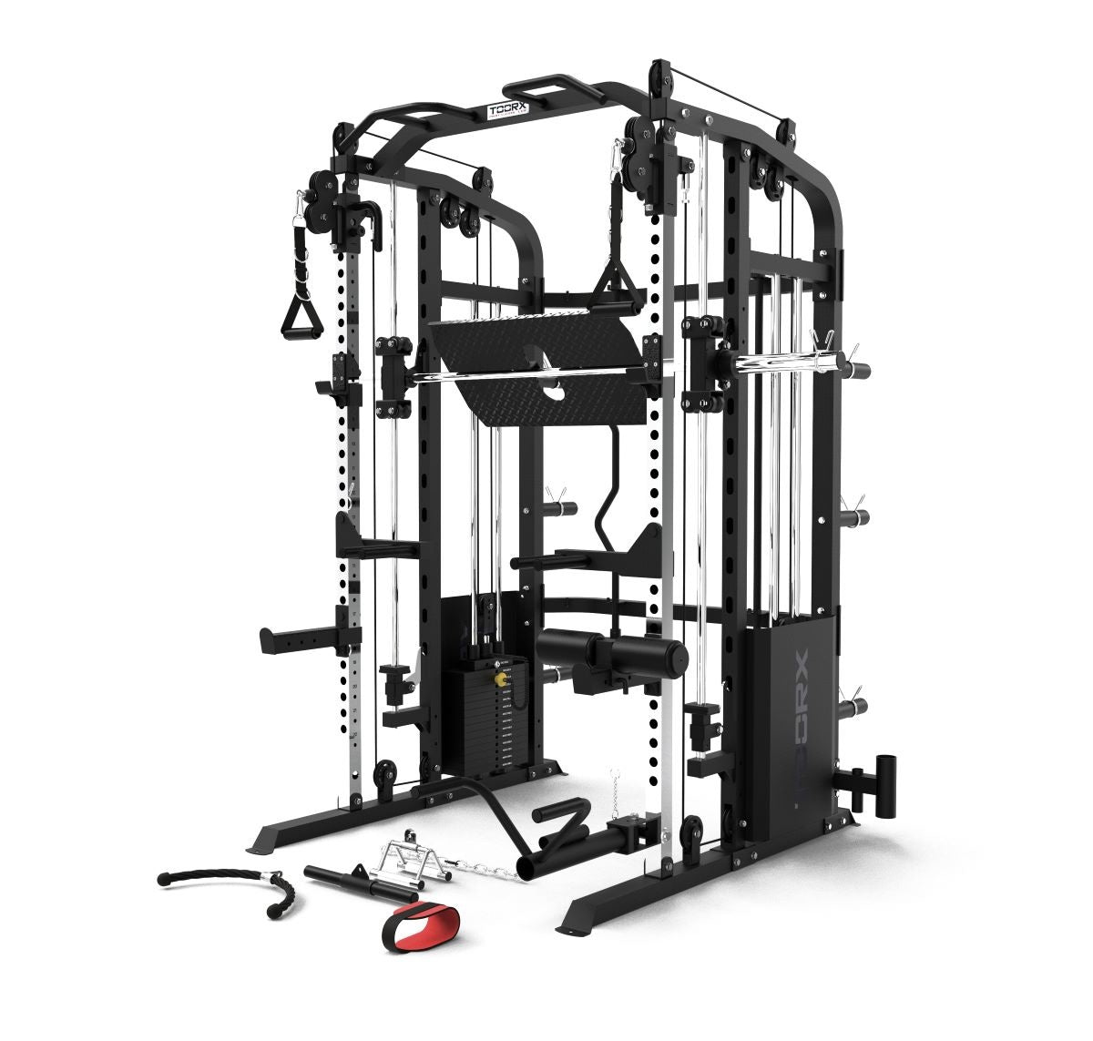Toorx Professional ASX-4000 3-in-1 Smith Machine Rack + Legpress