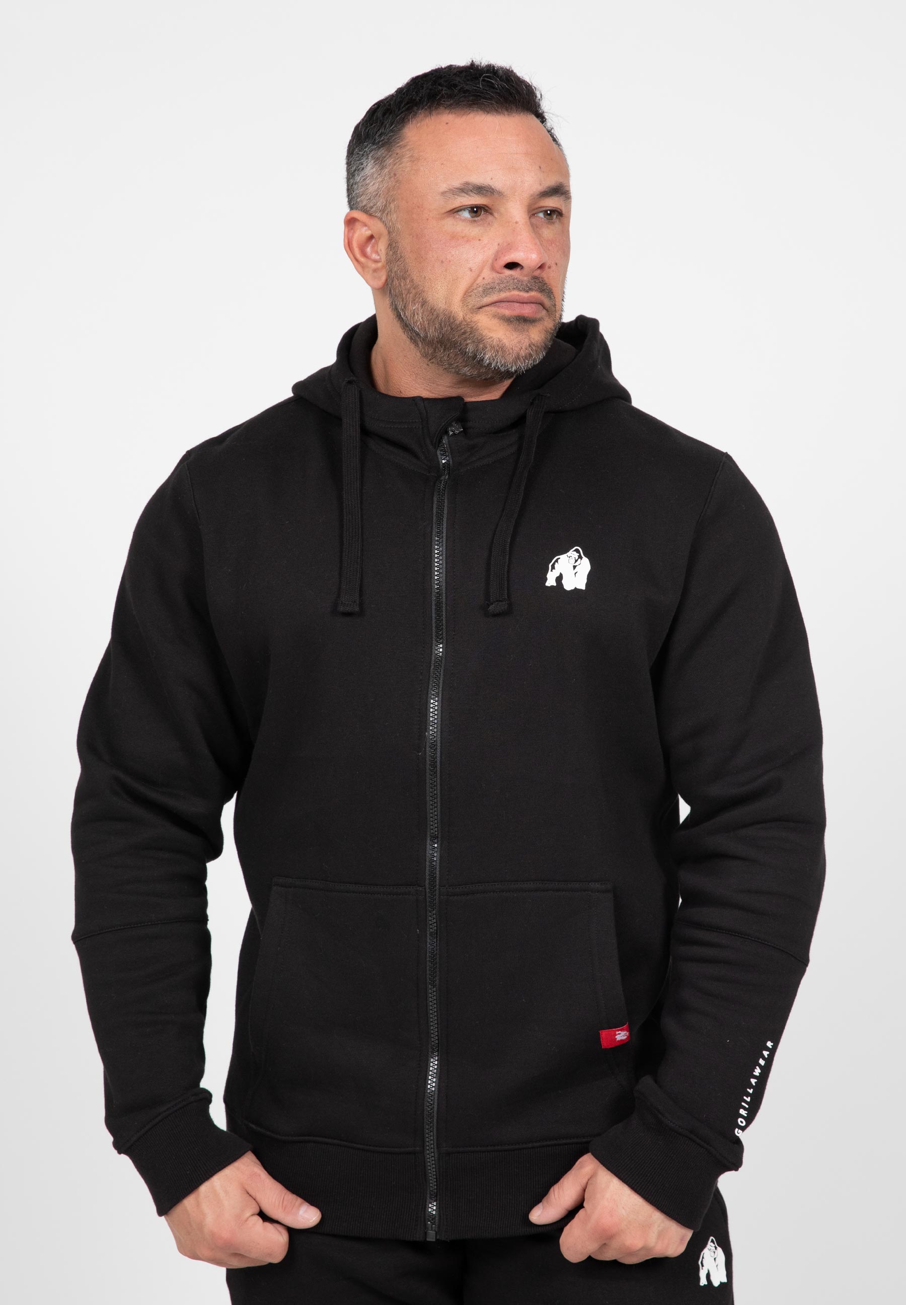 Gorilla Wear Leon Vest met Capuchon - Zwart