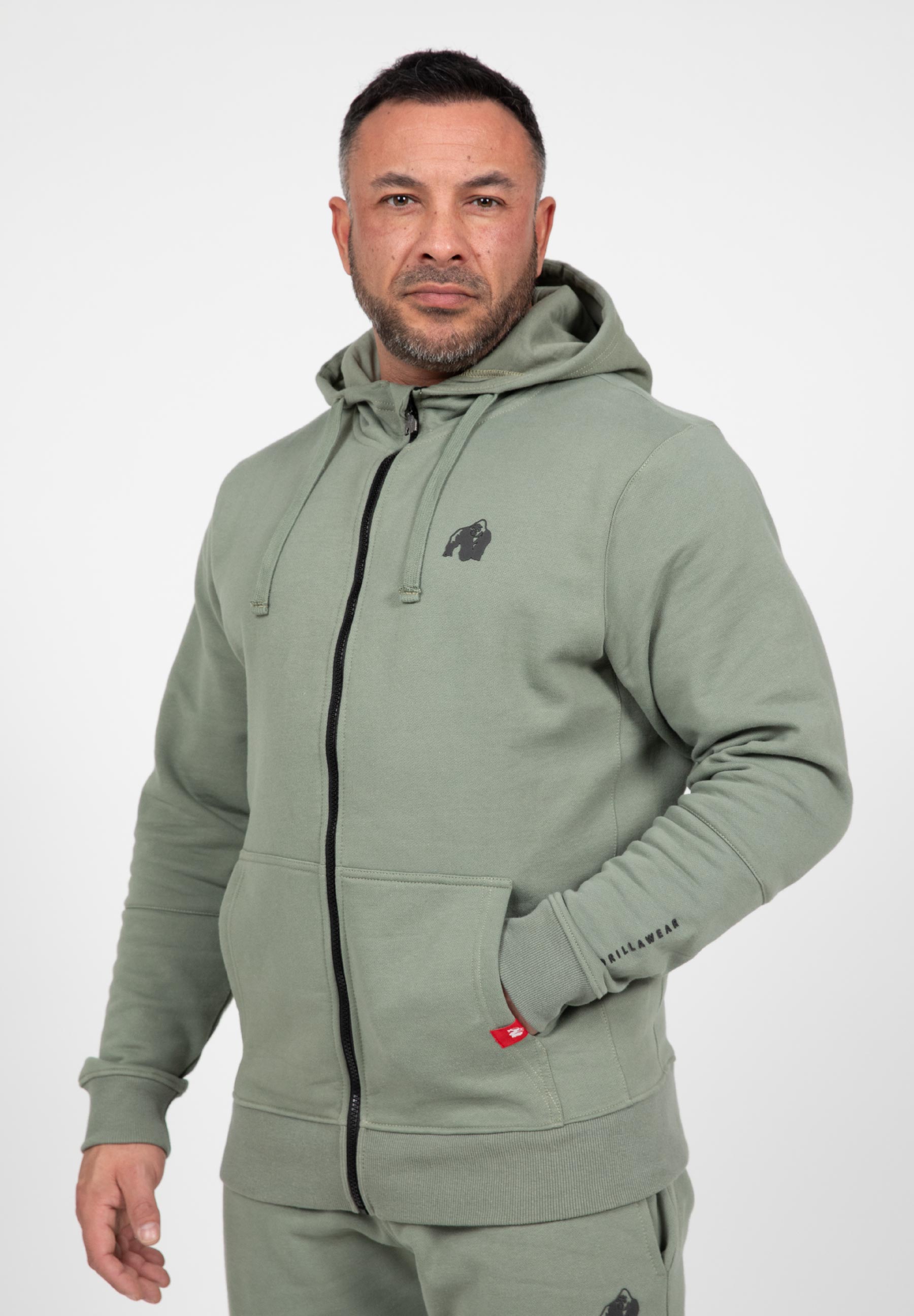 Gorilla Wear Leon Vest met Capuchon - Groen