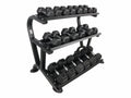 Lifemaxx Hexagon 3-laags Dumbbell Rek
