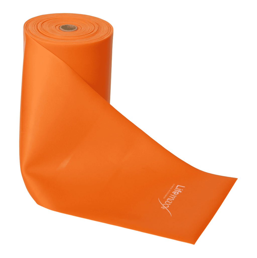 Lifemaxx Flex Band - Sterk - 12 meter - Oranje