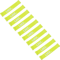 Lifemaxx LMX Mini Weerstandsband - Extra licht - Geel - 10 stuks