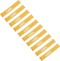 Lifemaxx LMX Mini Weerstandsband - Medium - Oranje - 10 stuks