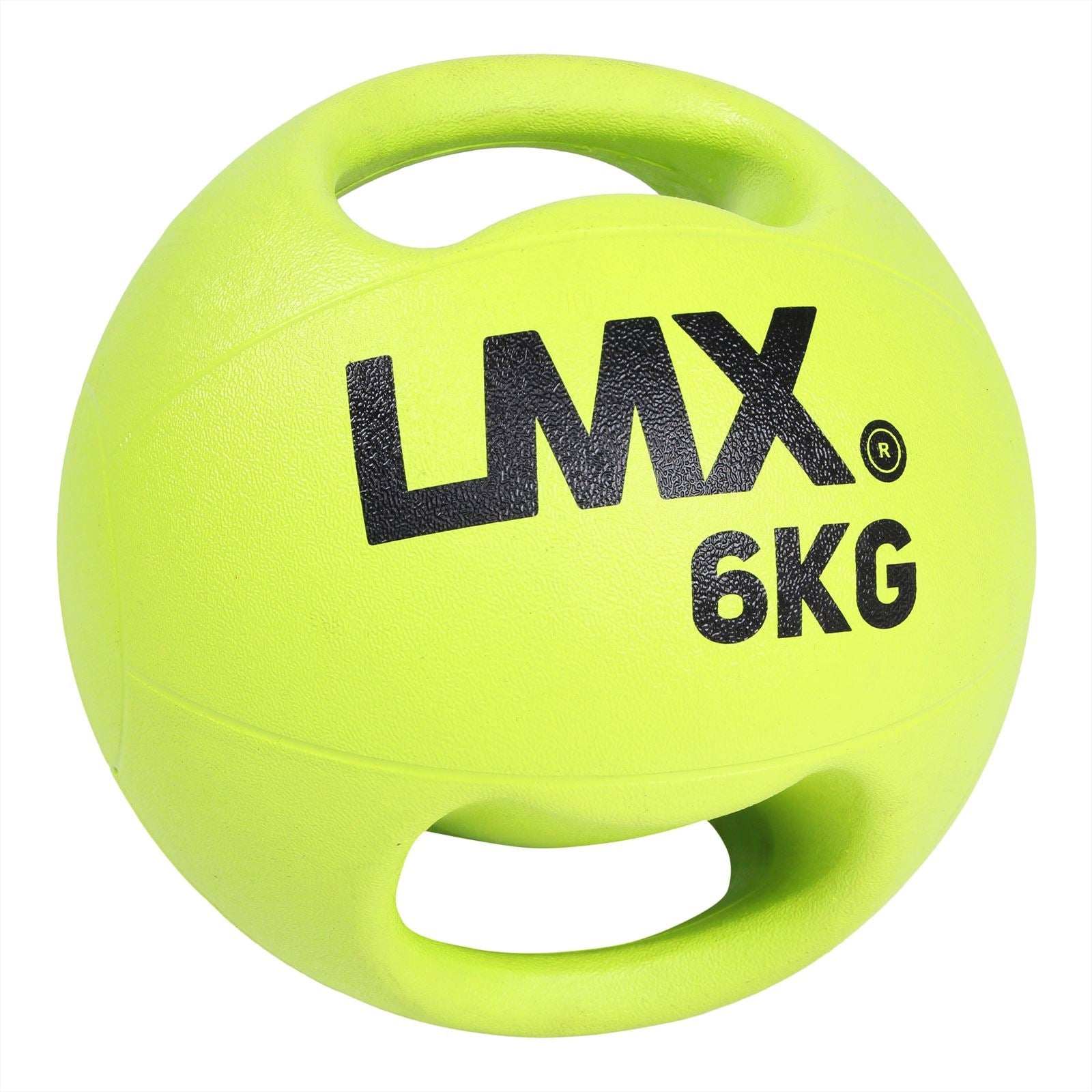 Lifemaxx LMX Medicijn bal - Double Handle Medicine Ball - 6 kg - Geel