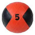 Lifemaxx LMX Medicijn Bal - Medicine Ball - 5 kg - Zwart/Rood