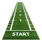 Lifemaxx Sprinttrack - Kunstgras - 1,5 x 11 m - Groen