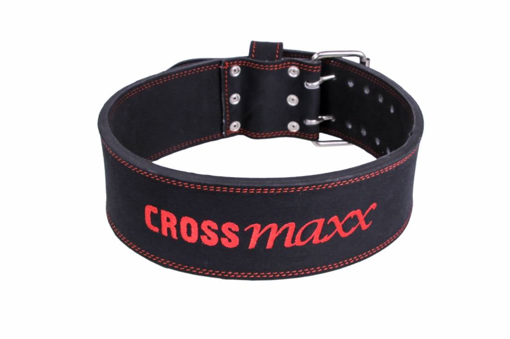 Lifemaxx Crossmaxx Powerlifting Belt - Leer