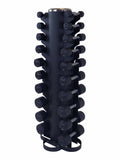 Lifemaxx Dumbbell Toren met Volledige Ronde Dumbbell Set - 1 t/m 10 kg