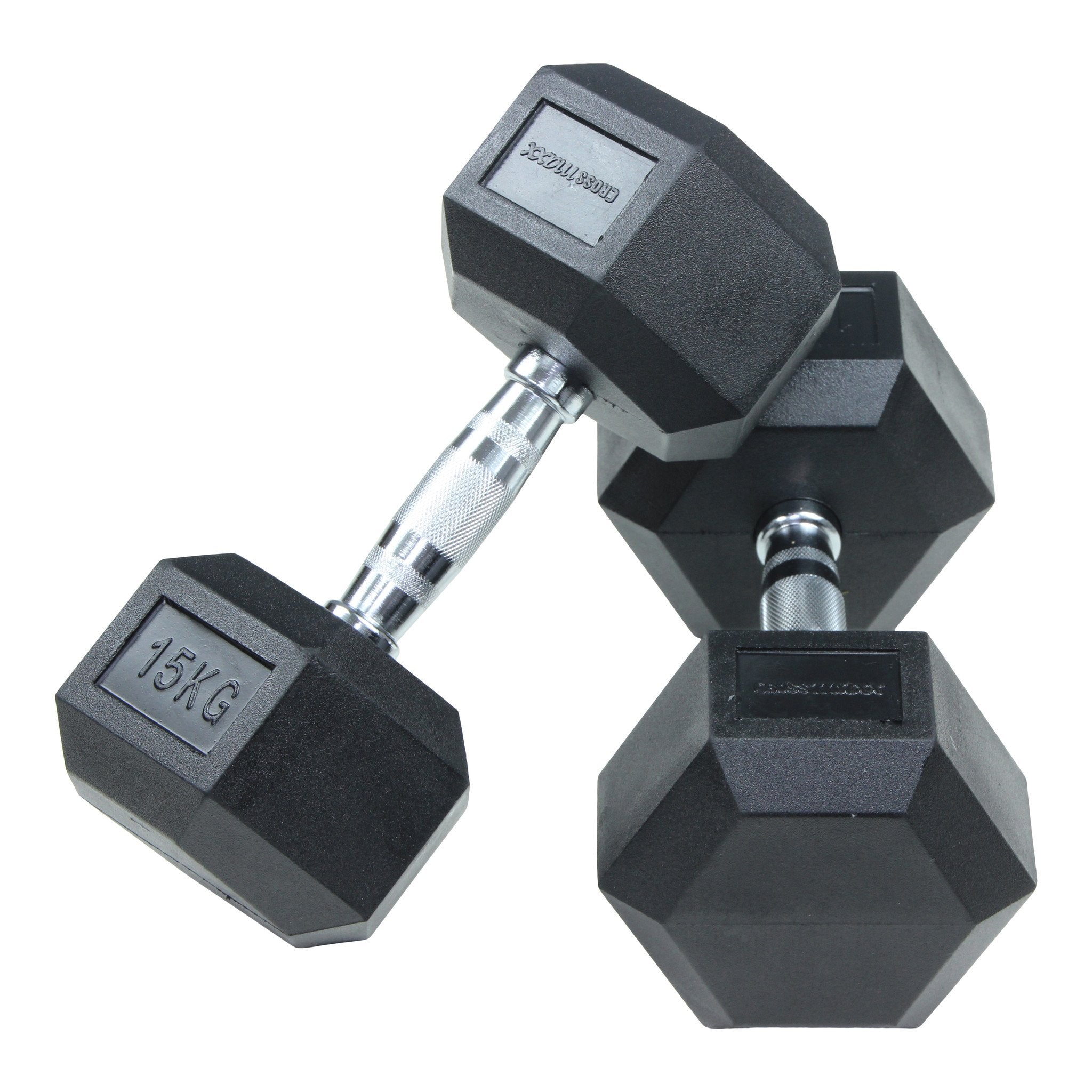 Lifemaxx Crossmaxx Hexa Dumbbell Set - 2 x 15 kg