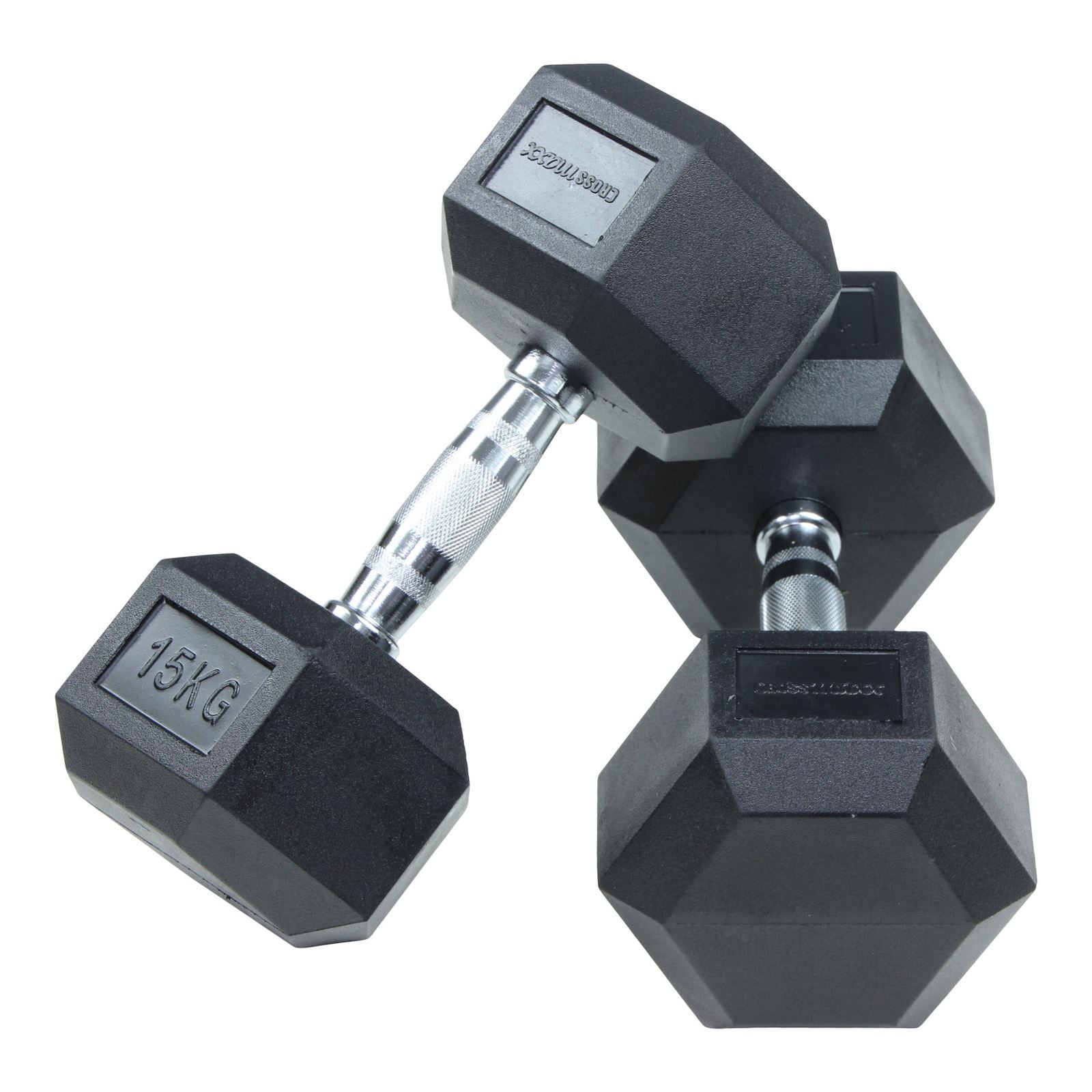 Lifemaxx Crossmaxx Hexa Dumbbell Set - 2 x 5 kg